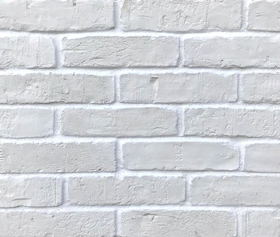 rusztikus vil�gos feh�r szeletelt t�gla t�glaburkolat